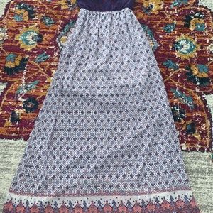 💛Strapless Maxi with Cut Out Back